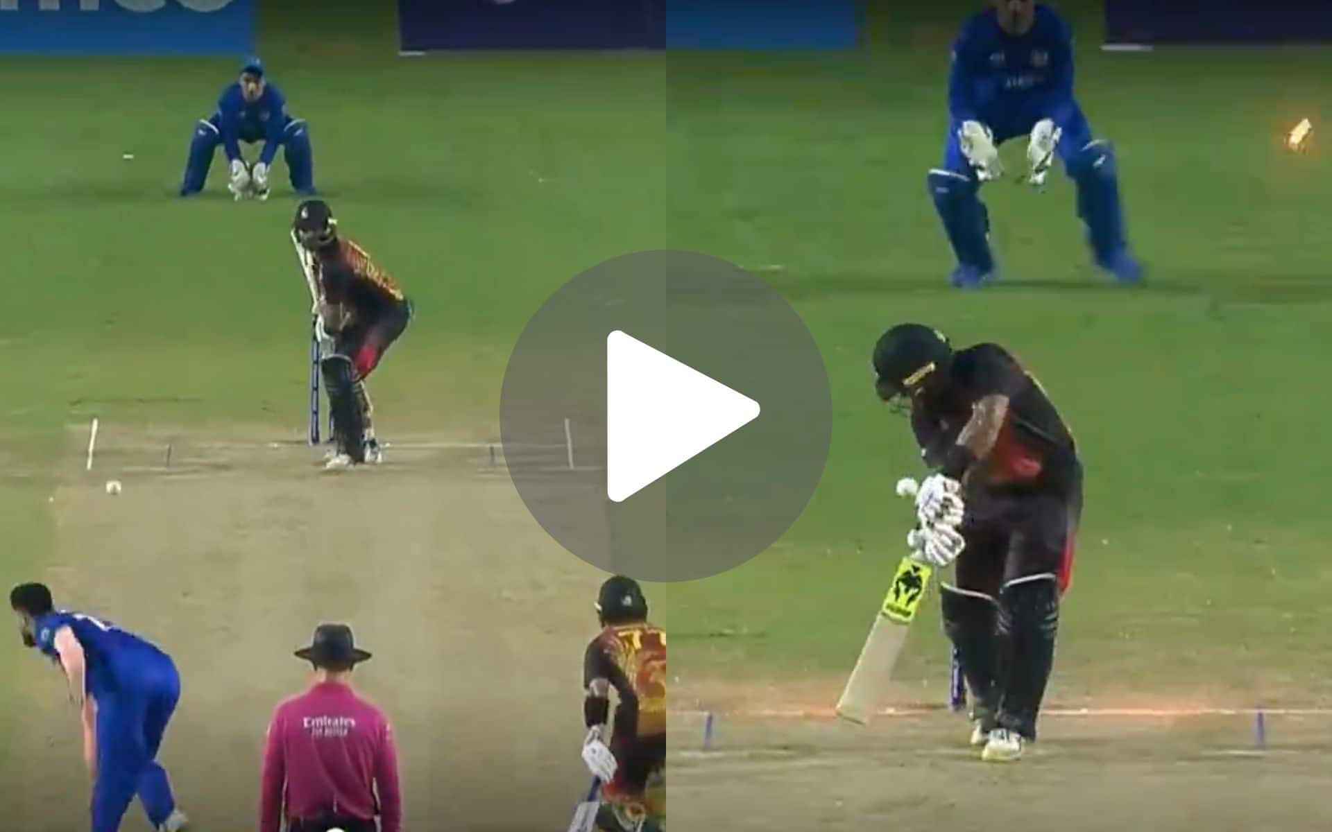 [Watch] Naveen Reminds Of Bumrah As He Cleans Up Ura To Claim His 50th T20I Wicket